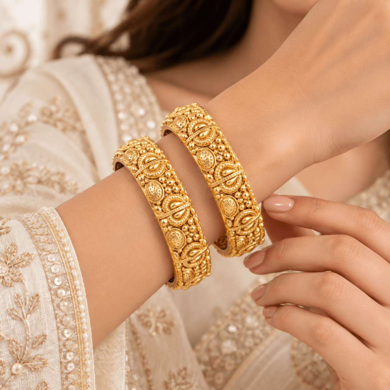 High Gold Bangles