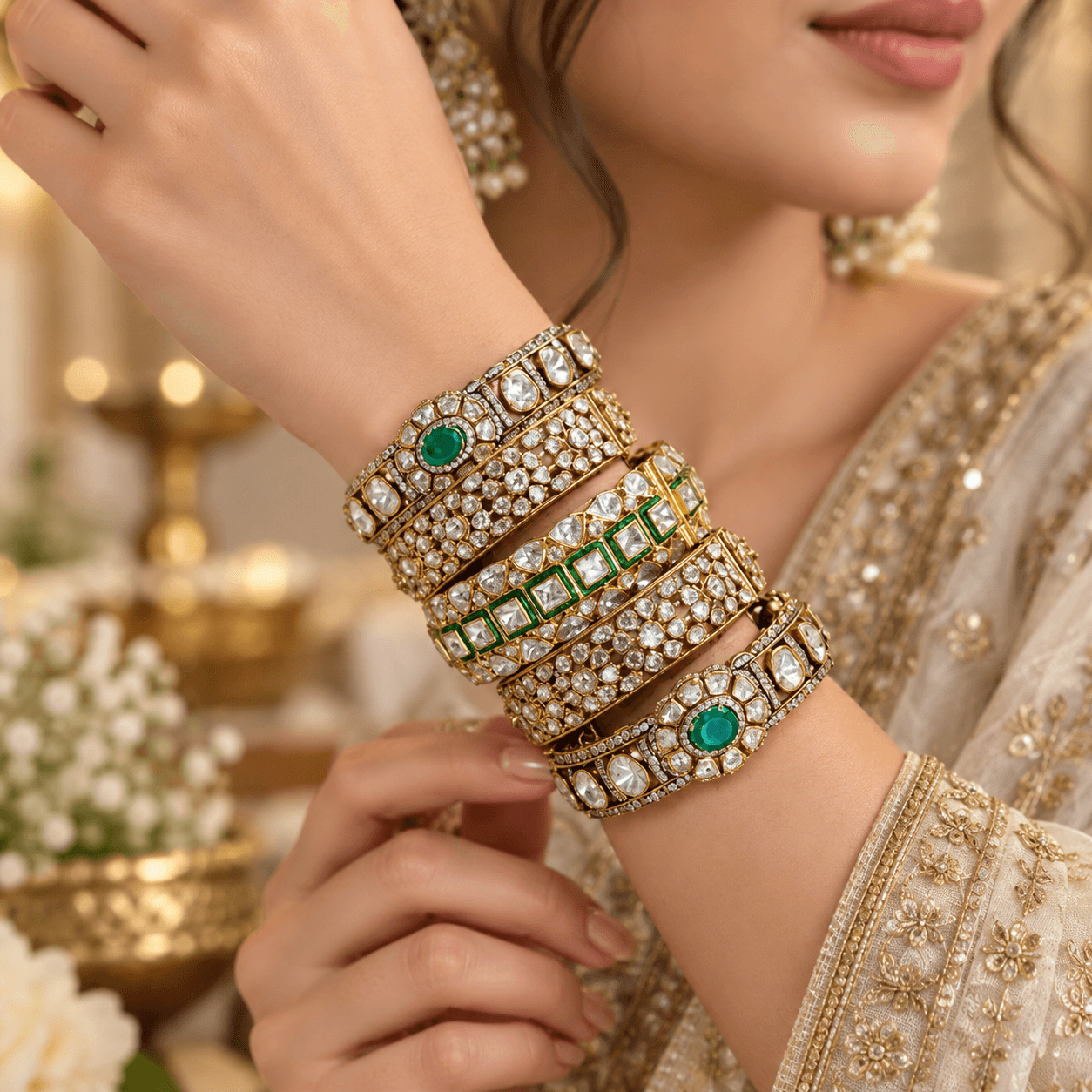 Moissanite Bangles