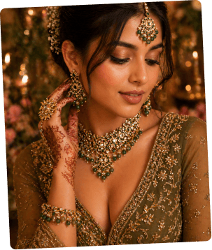 Customer wearing Sundari bangles