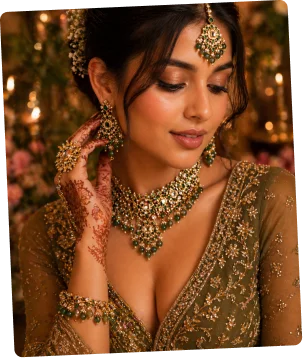 Customer wearing Sundari bangles